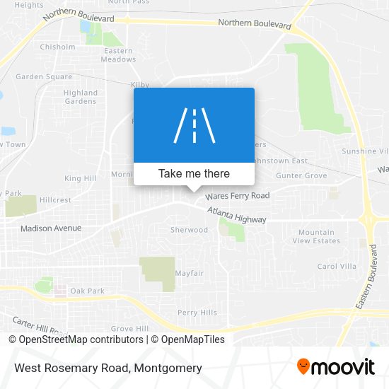 West Rosemary Road map