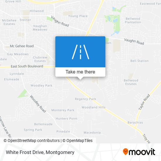 Mapa de White Frost Drive
