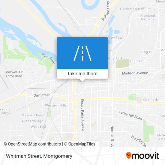Mapa de Whitman Street