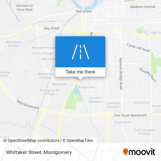 Whittaker Street map
