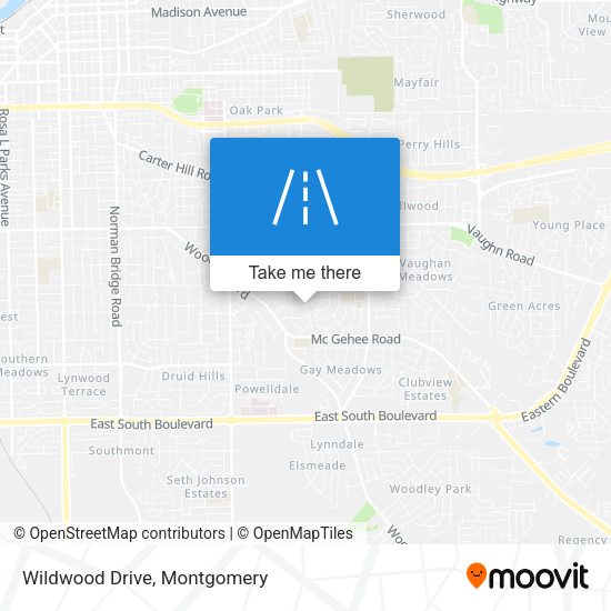 Mapa de Wildwood Drive