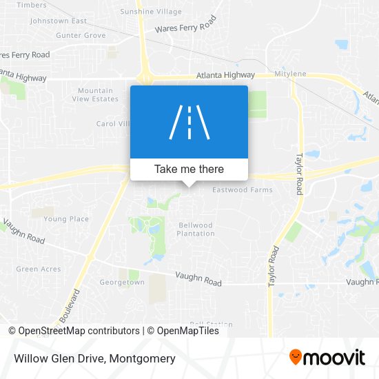 Mapa de Willow Glen Drive