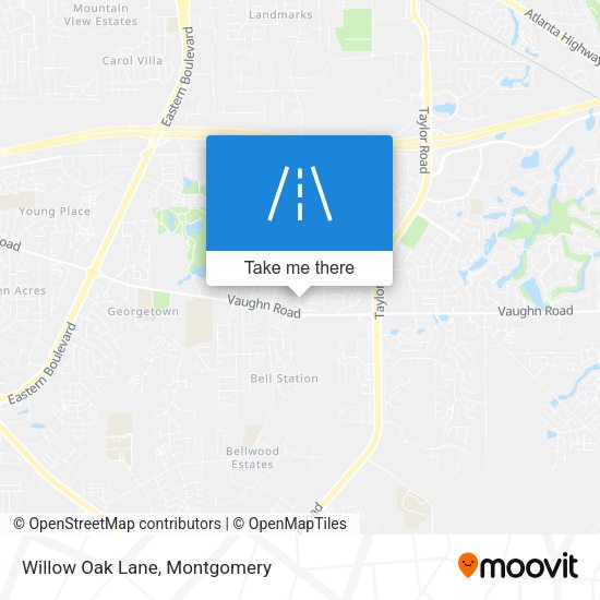Mapa de Willow Oak Lane