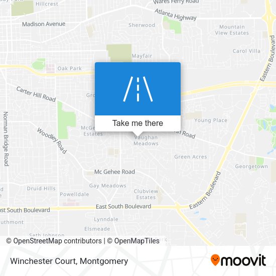 Winchester Court map