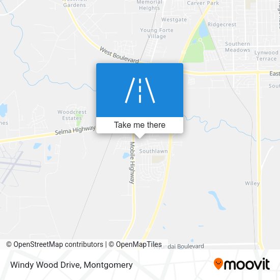 Windy Wood Drive map