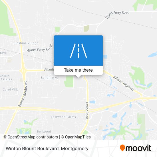 Winton Blount Boulevard map