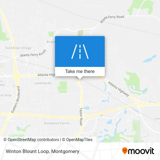 Winton Blount Loop map