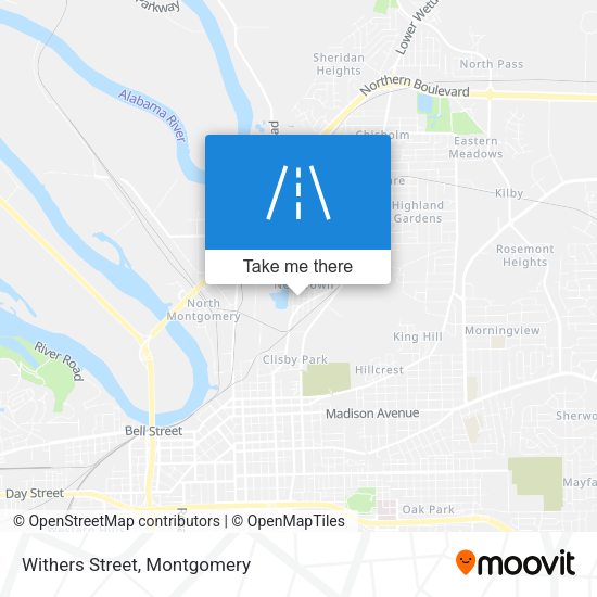 Mapa de Withers Street