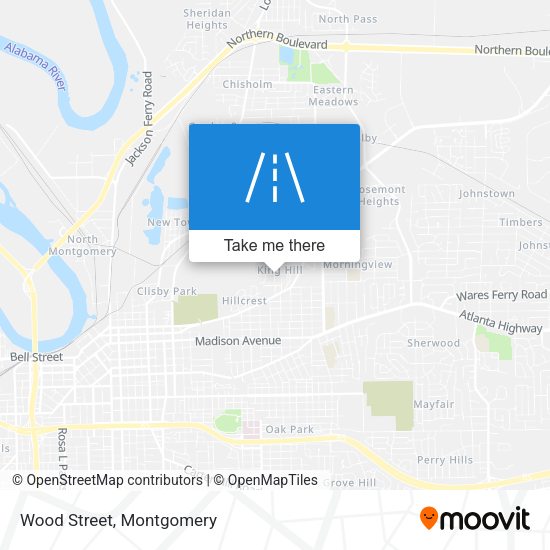 Mapa de Wood Street