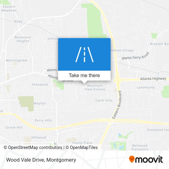 Mapa de Wood Vale Drive