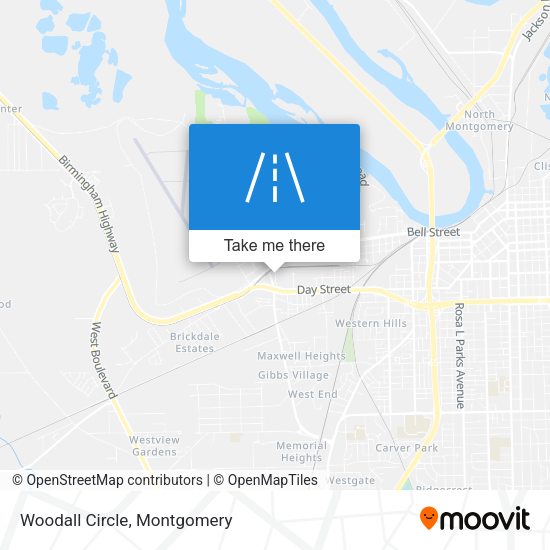 Woodall Circle map