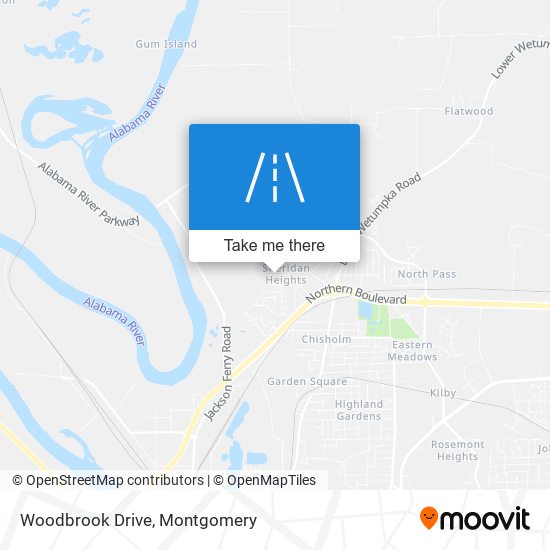 Woodbrook Drive map