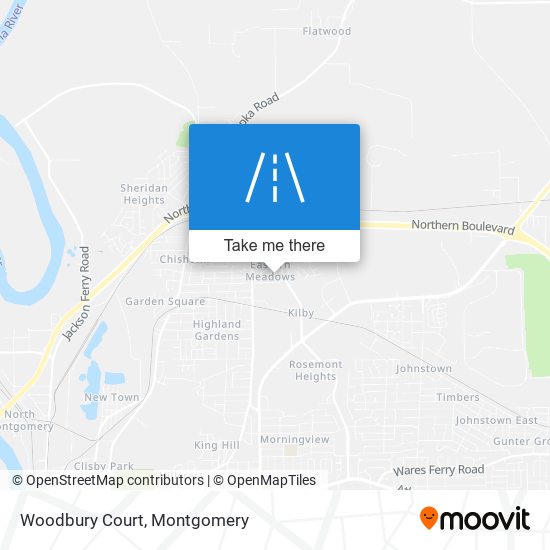 Woodbury Court map