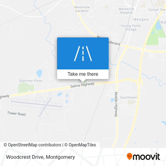 Woodcrest Drive map