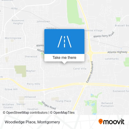 Woodledge Place map
