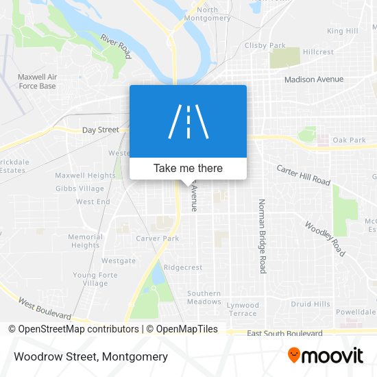 Mapa de Woodrow Street