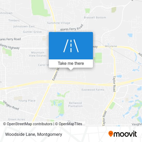 Mapa de Woodside Lane