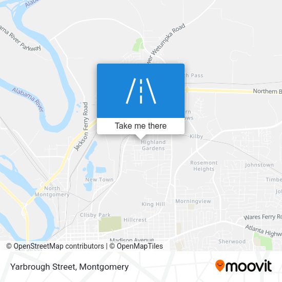 Yarbrough Street map