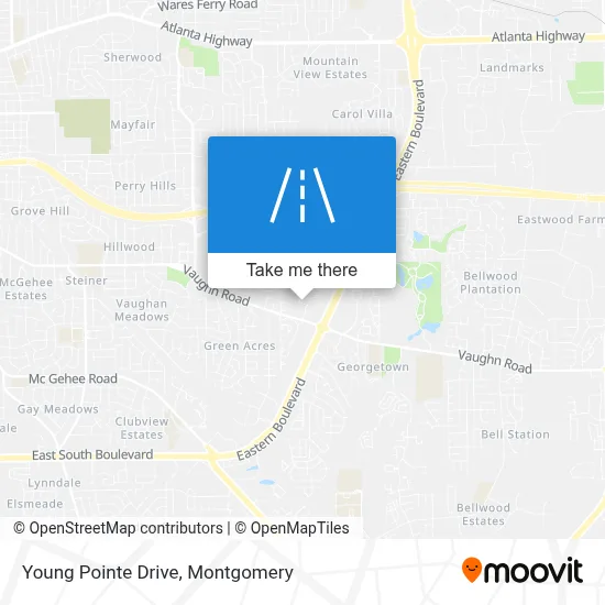 Young Pointe Drive map