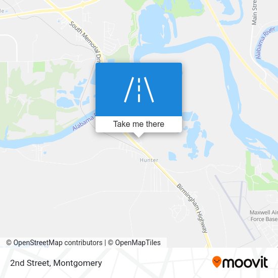 Mapa de 2nd Street