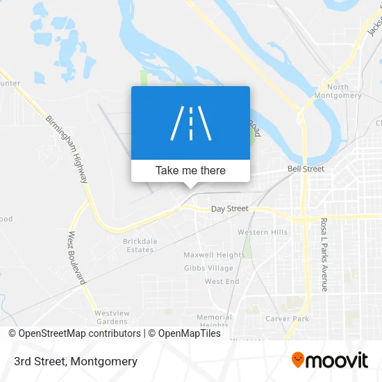 3rd Street map