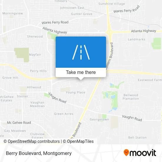 Berry Boulevard map