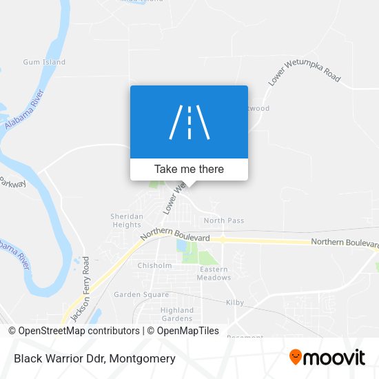Black Warrior Ddr map