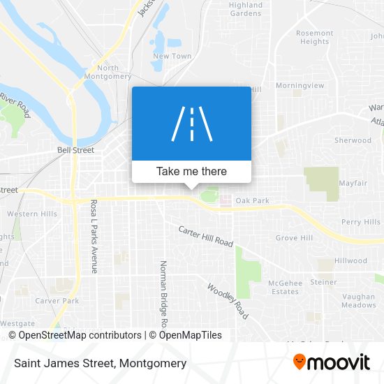 Saint James Street map