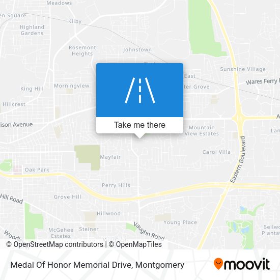 Mapa de Medal Of Honor Memorial Drive