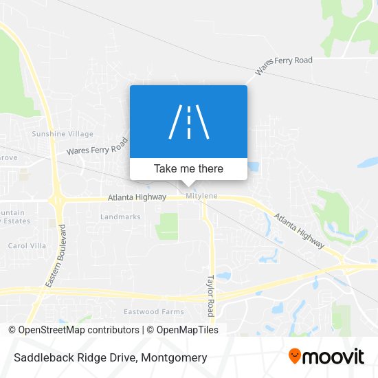 Mapa de Saddleback Ridge Drive
