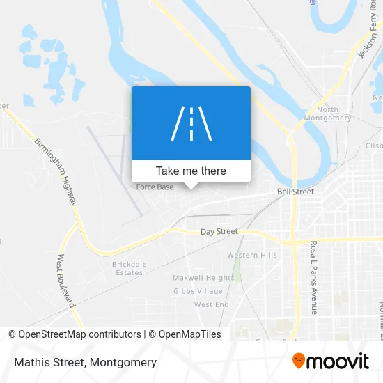 Mathis Street map