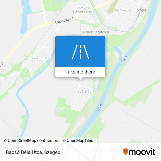 Bacsó Béla Utca map