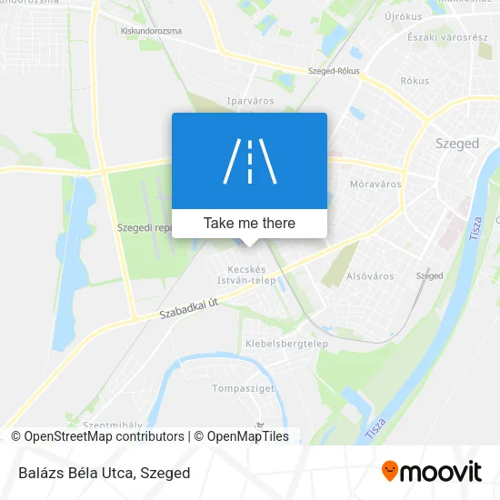 Balázs Béla Utca map