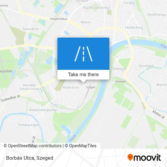 Borbás Utca map