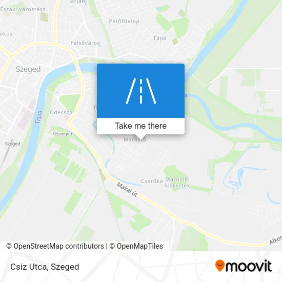 Csíz Utca map
