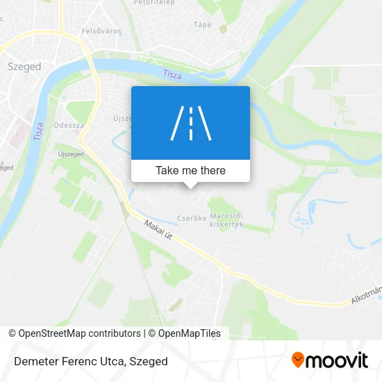 Demeter Ferenc Utca map