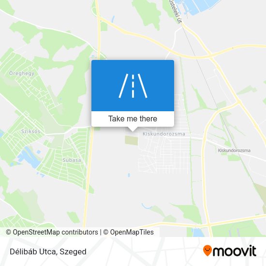 Délibáb Utca map