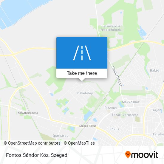 Fontos Sándor Köz map
