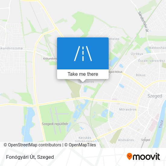Fonógyári Út map