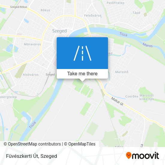 Füvészkerti Út map