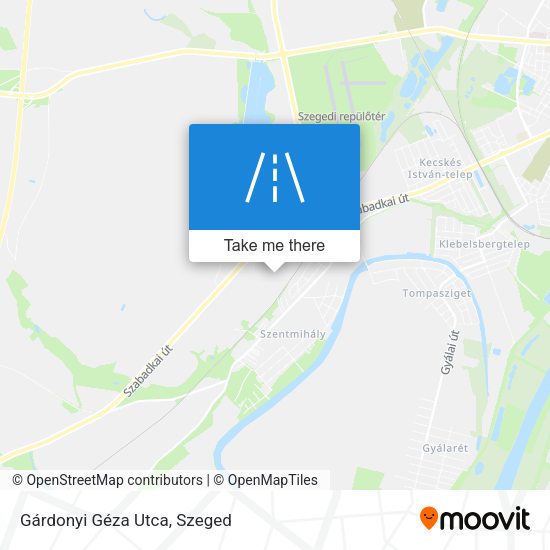 Gárdonyi Géza Utca map