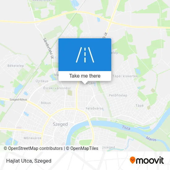 Hajlat Utca map