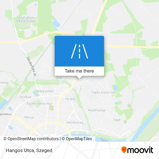 Hangos Utca map