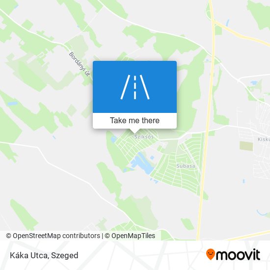 Káka Utca map