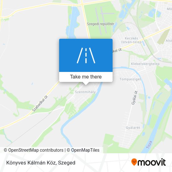 Könyves Kálmán Köz map