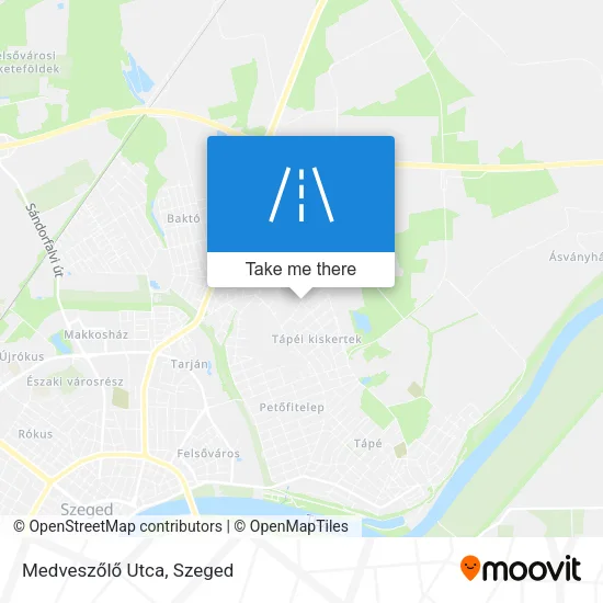 Medveszőlő Utca map