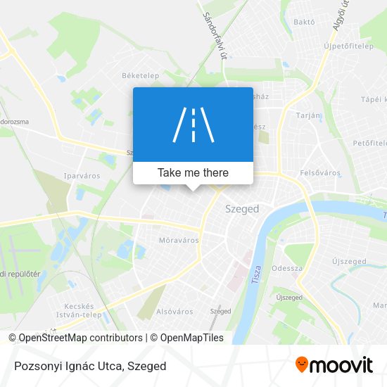 Pozsonyi Ignác Utca map