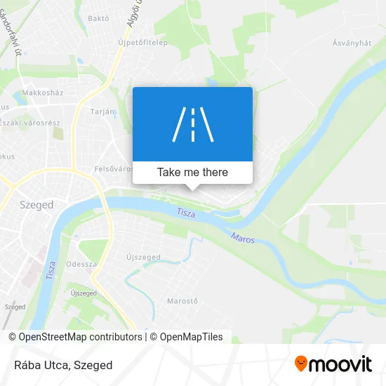 Rába Utca map