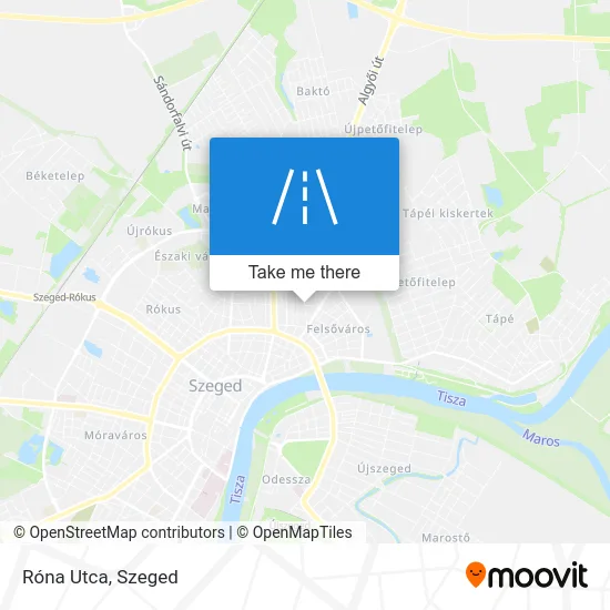 Róna Utca map