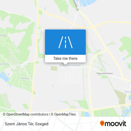 Szent János Tér map